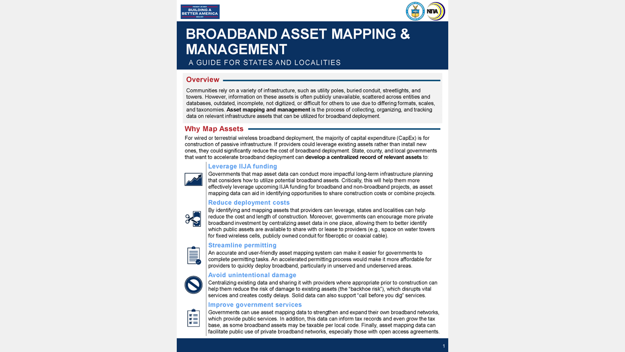 Broadband Asset Mapping & Management