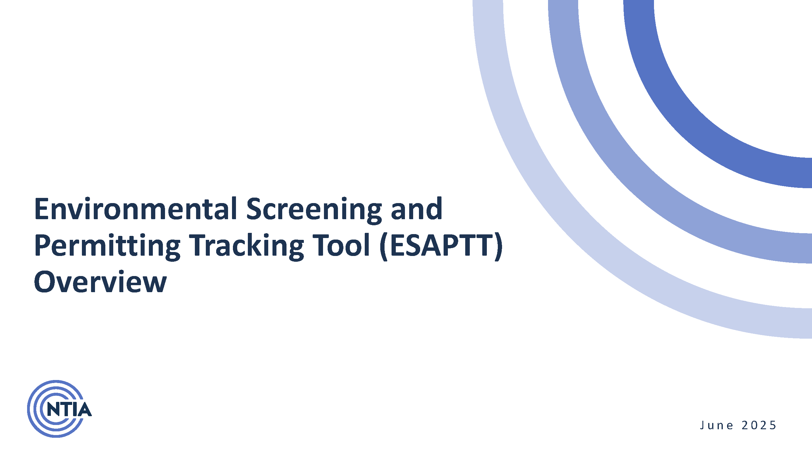 ESAPTT Overview