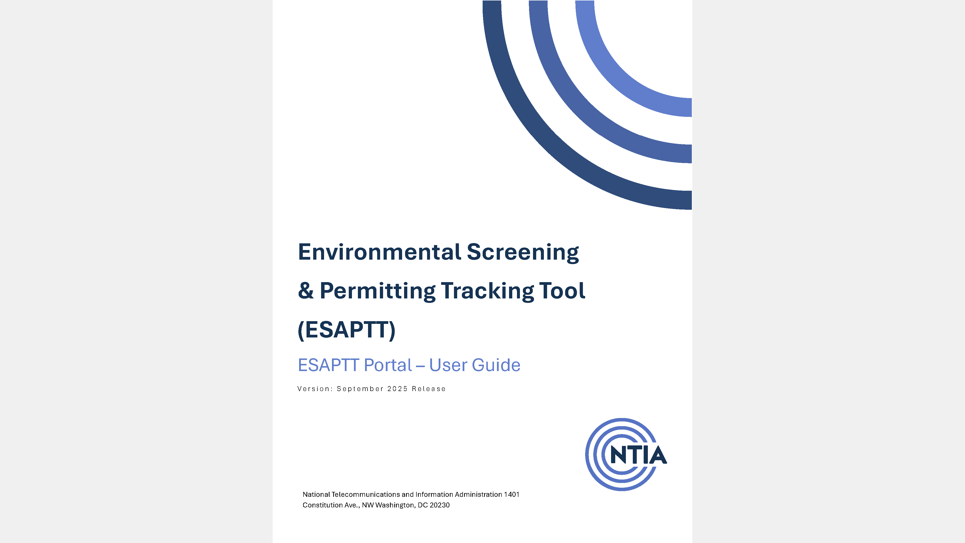 ESAPTT External User Guide Thumbnail