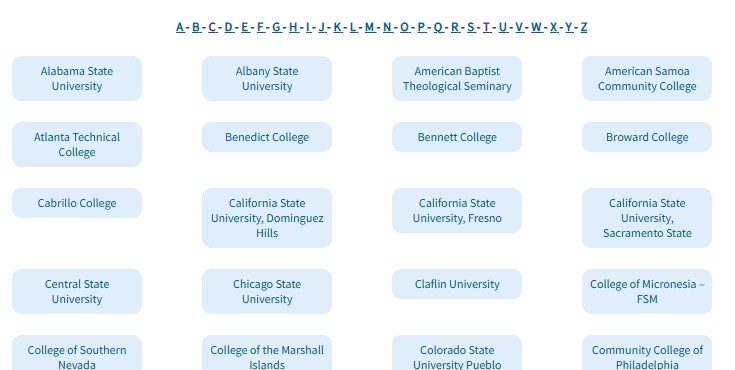 Award Recipients Page
