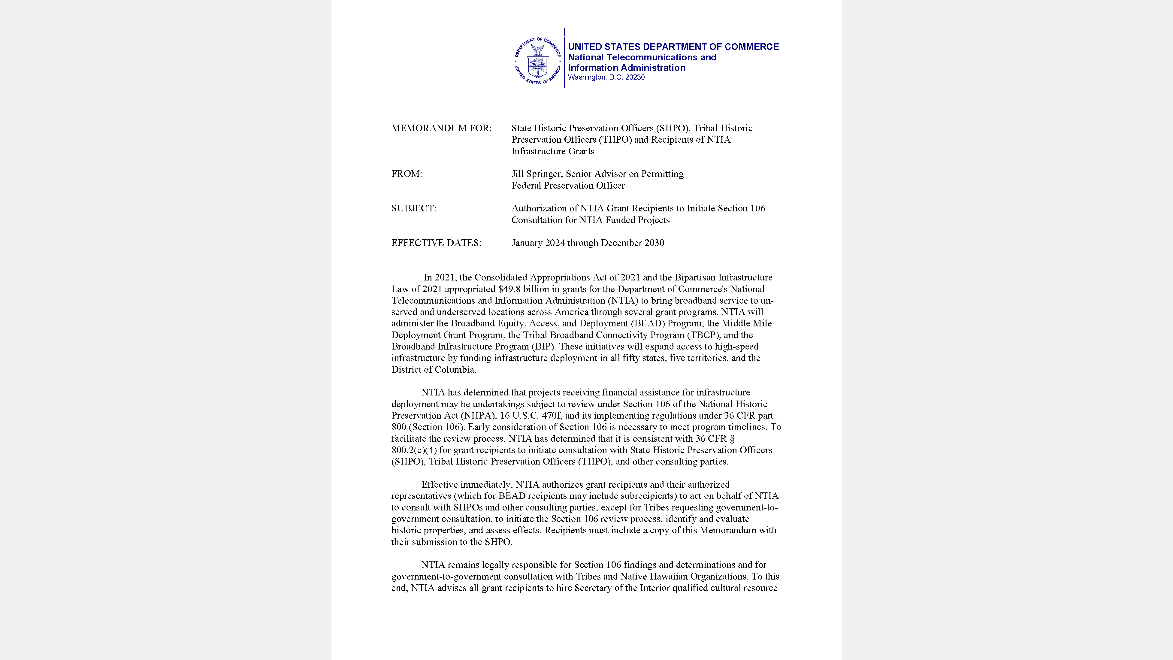 Sect 106 Memo Thumbnail