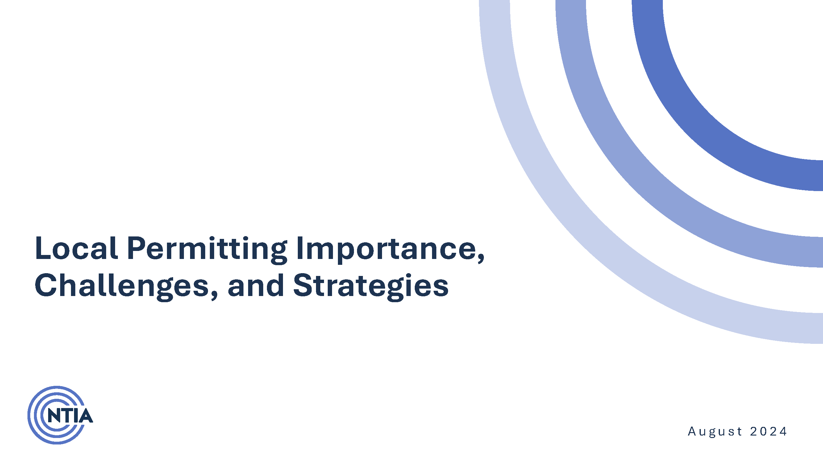 Local Permitting Importance, Challenges, and Strategies