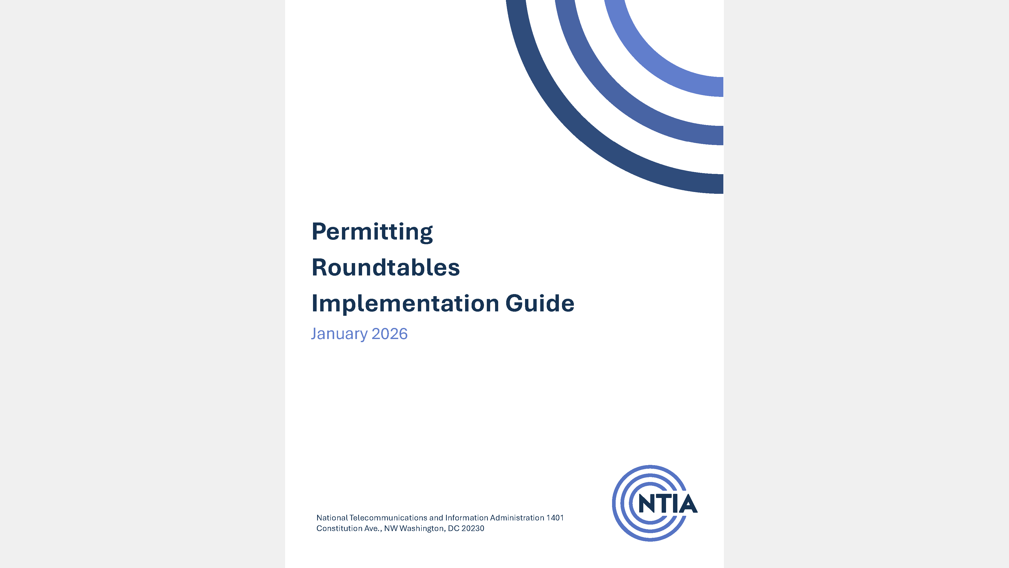 Permitting Roundtables Implementation Guide Thumbnail